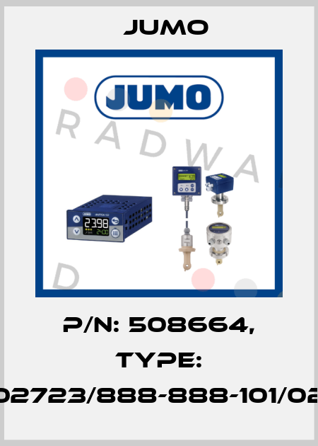 P/N: 508664, Type: 202723/888-888-101/024 Jumo