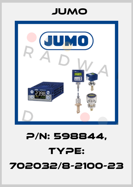 P/N: 598844, Type: 702032/8-2100-23 Jumo