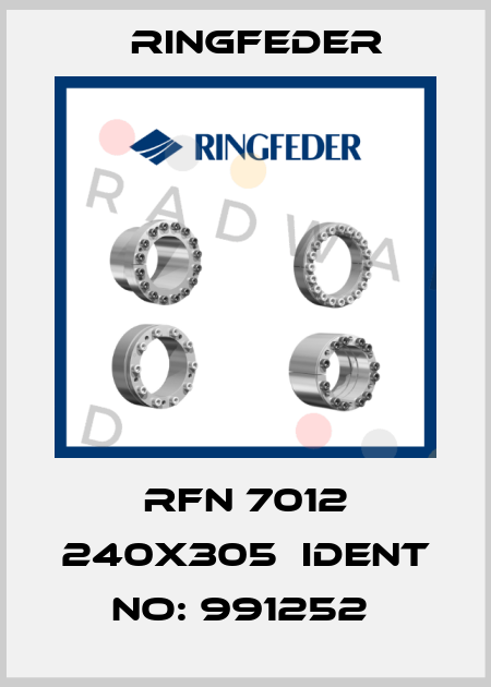 RFN 7012 240X305  IDENT NO: 991252  Ringfeder