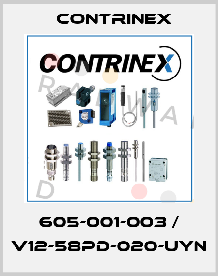605-001-003 / V12-58PD-020-UYN Contrinex