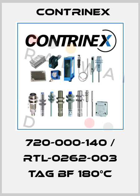 720-000-140 / RTL-0262-003 TAG BF 180°C Contrinex