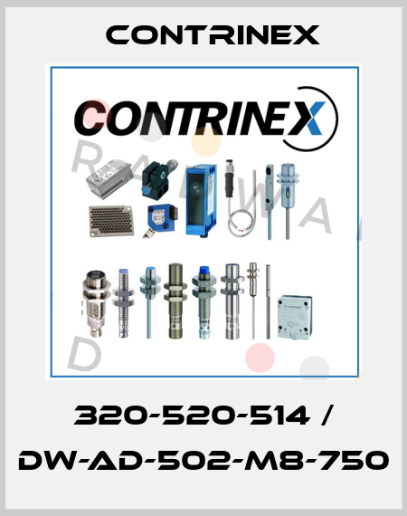 320-520-514 / DW-AD-502-M8-750 Contrinex