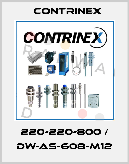 220-220-800 / DW-AS-608-M12 Contrinex