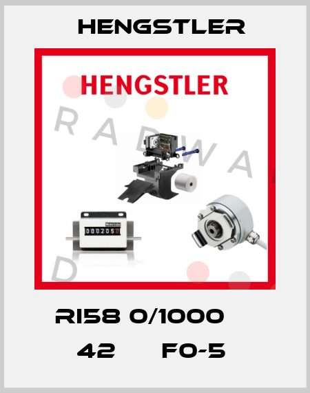 RI58 0/1000АК 42 ТХ F0-5  Hengstler