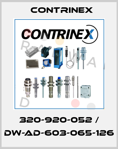 320-920-052 / DW-AD-603-065-126 Contrinex