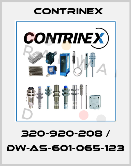320-920-208 / DW-AS-601-065-123 Contrinex