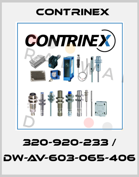 320-920-233 / DW-AV-603-065-406 Contrinex