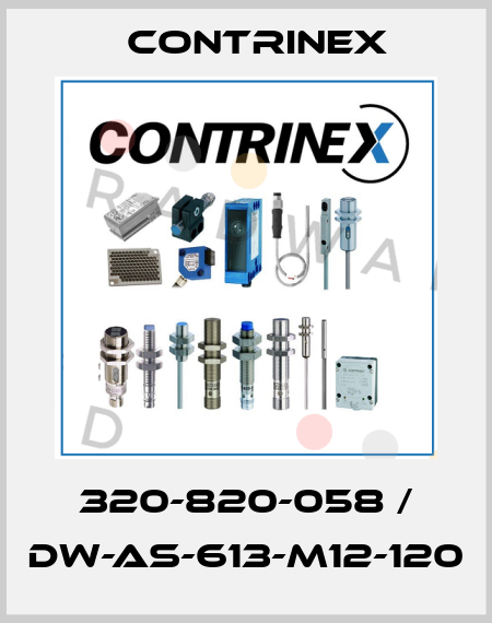 320-820-058 / DW-AS-613-M12-120 Contrinex