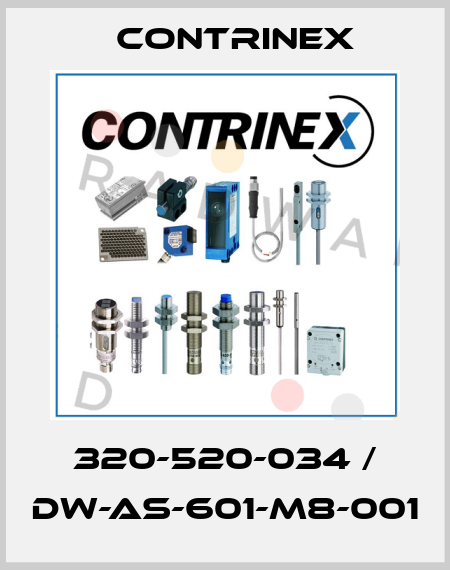 320-520-034 / DW-AS-601-M8-001 Contrinex