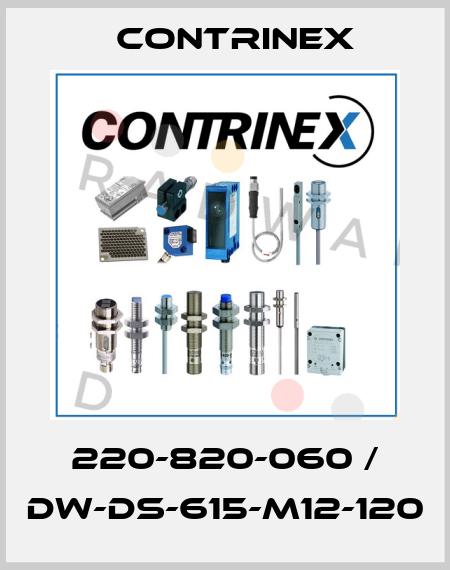 220-820-060 / DW-DS-615-M12-120 Contrinex