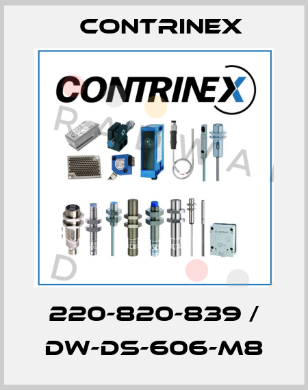 220-820-839 / DW-DS-606-M8 Contrinex