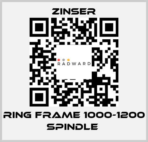 RING FRAME 1000-1200 SPINDLE  Zinser