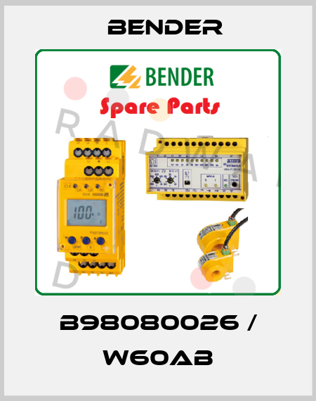 B98080026 / W60AB Bender