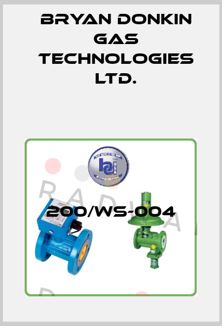 200/WS-004 Bryan Donkin Gas Technologies Ltd.