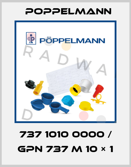 737 1010 0000 / GPN 737 M 10 × 1 Poppelmann