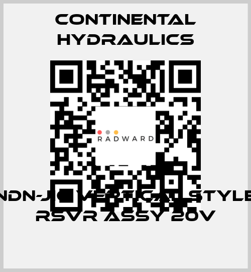 NDN-JIC VERTICAL STYLE RSVR ASSY 20V Continental Hydraulics