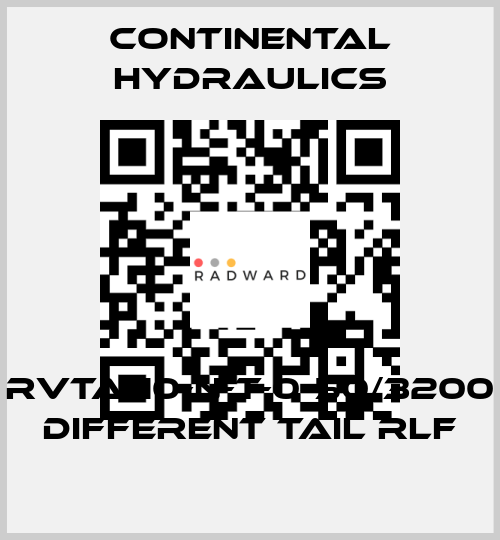 RVTA-10-N-T-0-50/3200 DIFFERENT TAIL RLF Continental Hydraulics