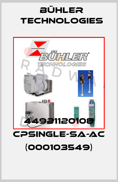 44921120108 CPsingle-SA-AC (000103549) Bühler Technologies