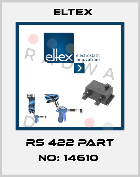 RS 422 PART NO: 14610  Eltex