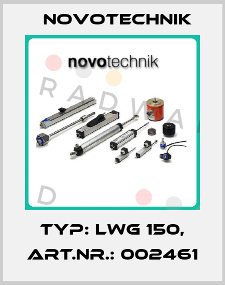 Typ: LWG 150, Art.Nr.: 002461 Novotechnik