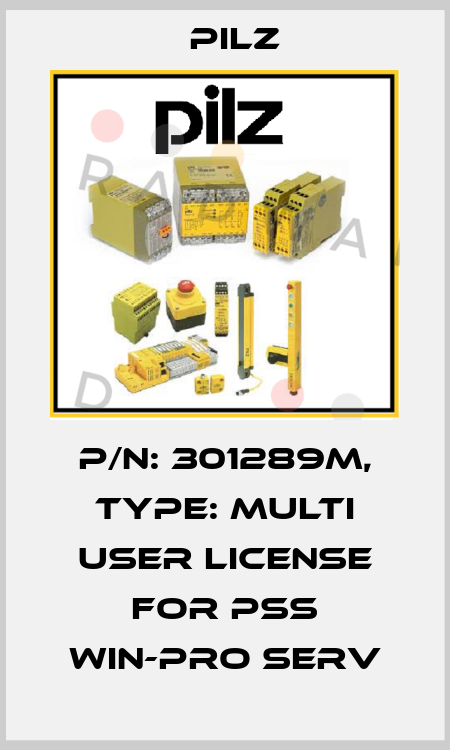 p/n: 301289M, Type: Multi User License for PSS WIN-PRO Serv Pilz