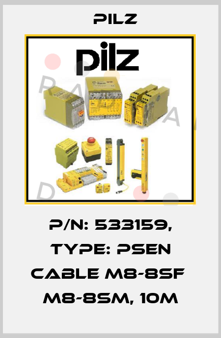 p/n: 533159, Type: PSEN cable M8-8sf  M8-8sm, 10m Pilz