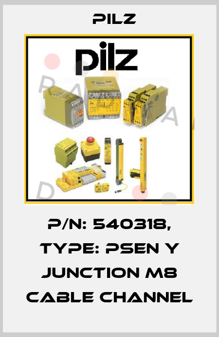 p/n: 540318, Type: PSEN Y junction M8 cable channel Pilz