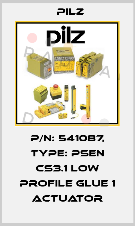 p/n: 541087, Type: PSEN cs3.1 low profile glue 1 actuator Pilz