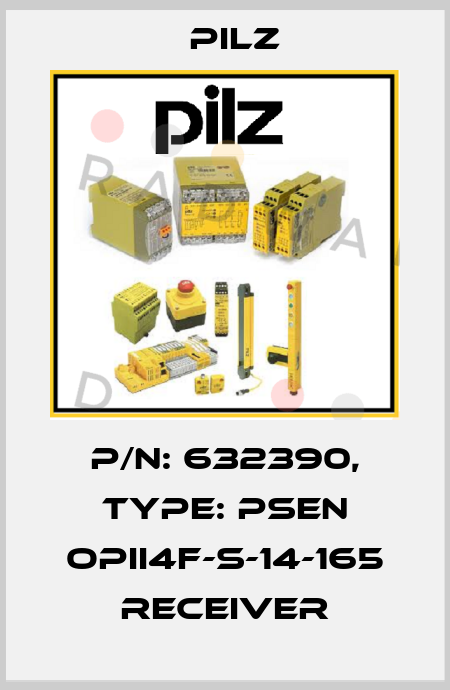 p/n: 632390, Type: PSEN opII4F-s-14-165 receiver Pilz