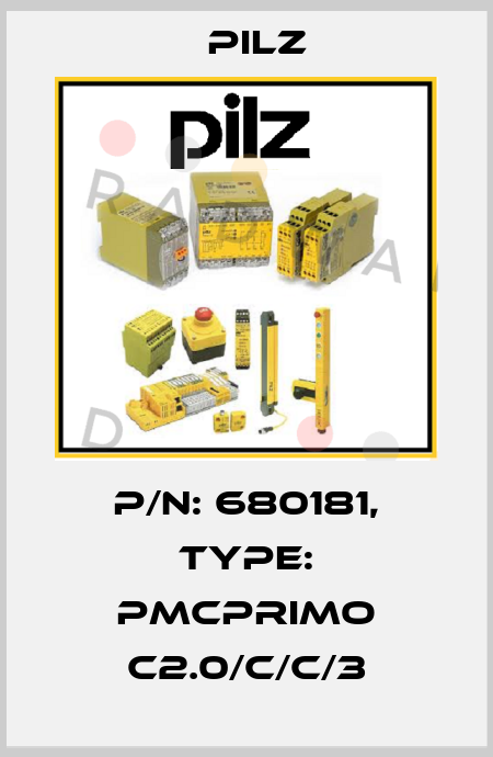 p/n: 680181, Type: PMCprimo C2.0/C/C/3 Pilz