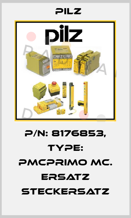 p/n: 8176853, Type: PMCprimo MC. Ersatz Steckersatz Pilz