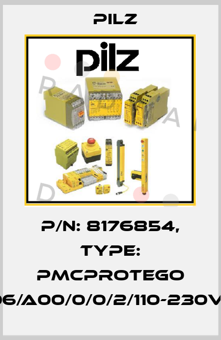 p/n: 8176854, Type: PMCprotego D.06/A00/0/0/2/110-230VAC Pilz
