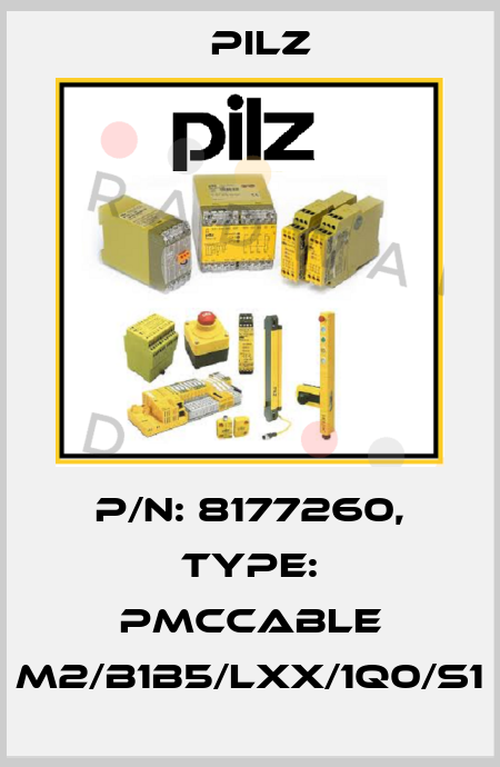 p/n: 8177260, Type: PMCcable M2/B1B5/Lxx/1Q0/S1 Pilz