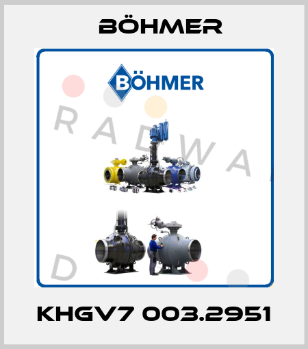 KHGV7 003.2951 Böhmer