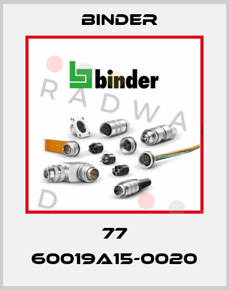 77 60019A15-0020 Binder