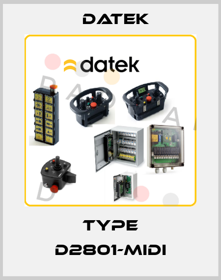 Type D2801-MIDI Datek