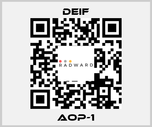  AOP-1 Deif