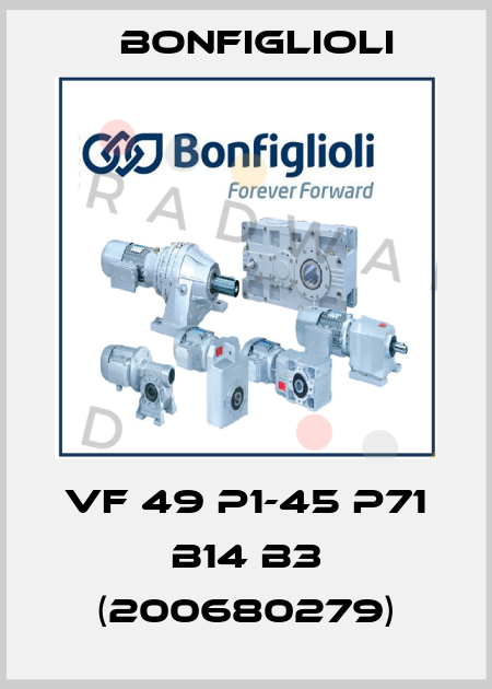 VF 49 P1-45 P71 B14 B3 (200680279) Bonfiglioli