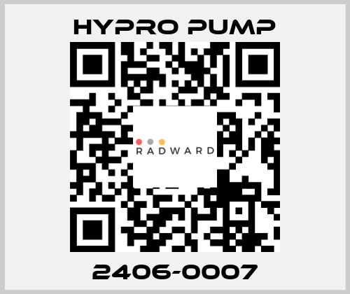 2406-0007 Hypro Pump