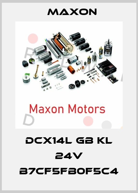 DCX14L GB KL 24V B7CF5FB0F5C4 Maxon