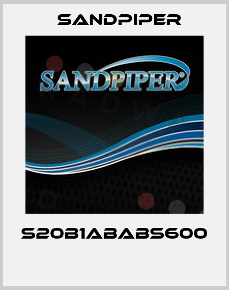 S20B1ABABS600  Sandpiper