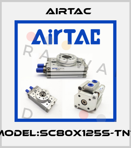 Model:SC80X125S-TNT Airtac