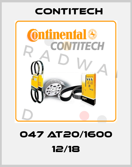 047 AT20/1600 12/18 Contitech