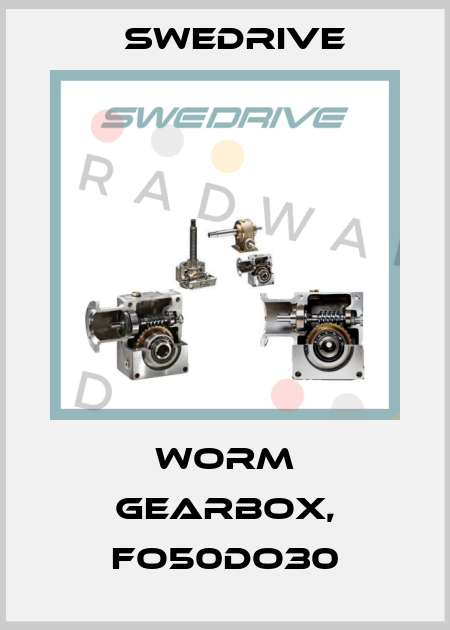 Worm gearbox, FO50DO30 Swedrive