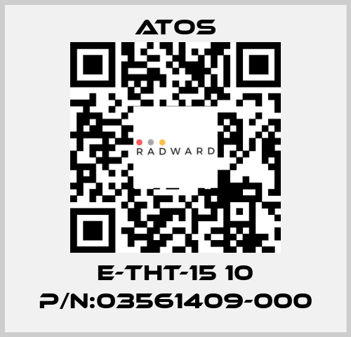 E-THT-15 10 P/N:03561409-000 Atos