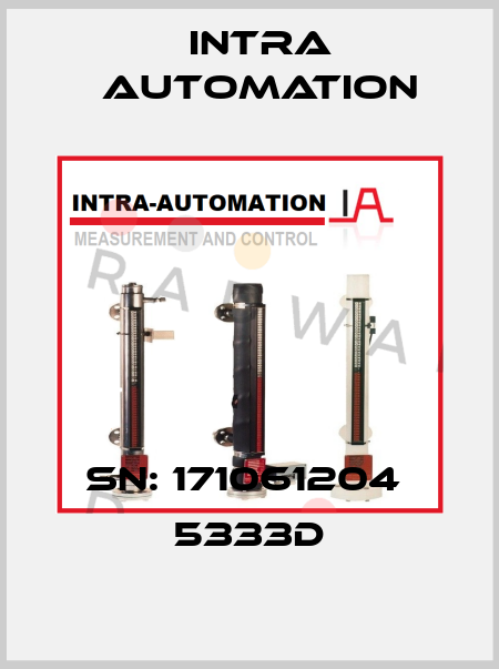 SN: 171061204  5333D Intra Automation