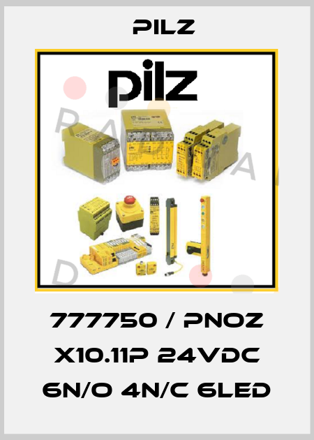 777750 / PNOZ X10.11P 24VDC 6n/o 4n/c 6LED Pilz