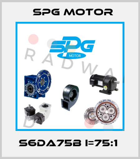 S6DA75B I=75:1  Spg Motor