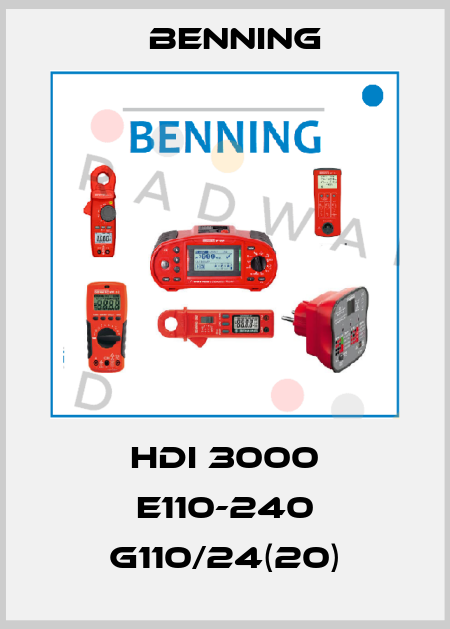 HDI 3000 E110-240 G110/24(20) Benning