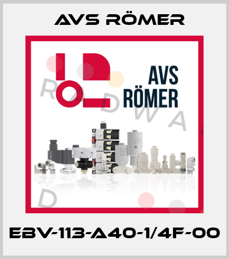 EBV-113-A40-1/4F-00 Avs Römer